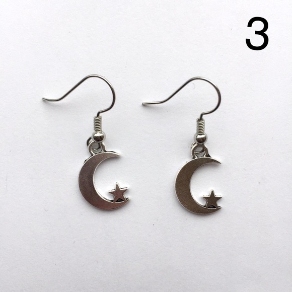 MOON EARRINGS - Picture 4 of 10